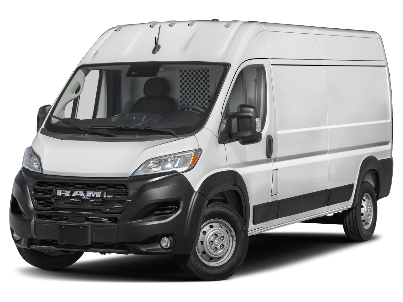 2024 RAM ProMaster Tradesman in Bright White Clearcoat — front three-quarter view