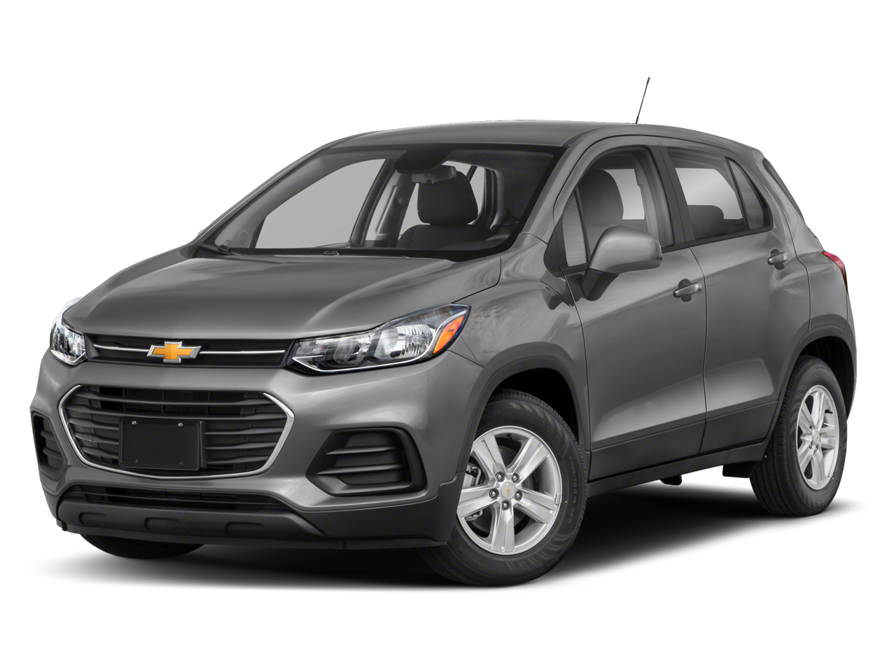 2021 Chevrolet Trax LS in Summit White — front three-quarter view