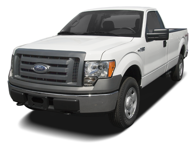 2009 Ford F-150 STX in Black — front three-quarter view