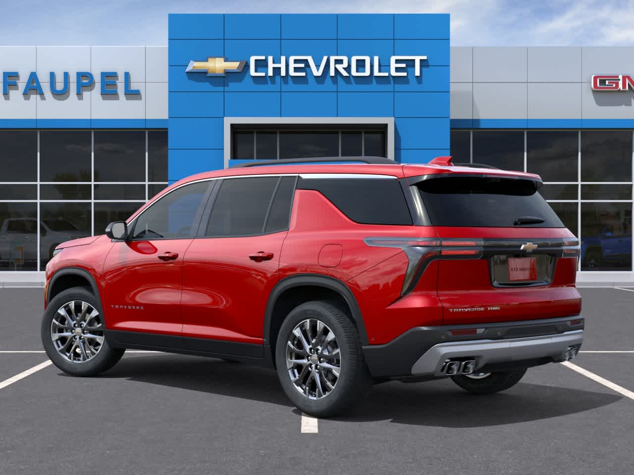 2026 Chevrolet Traverse — rear three-quarter view