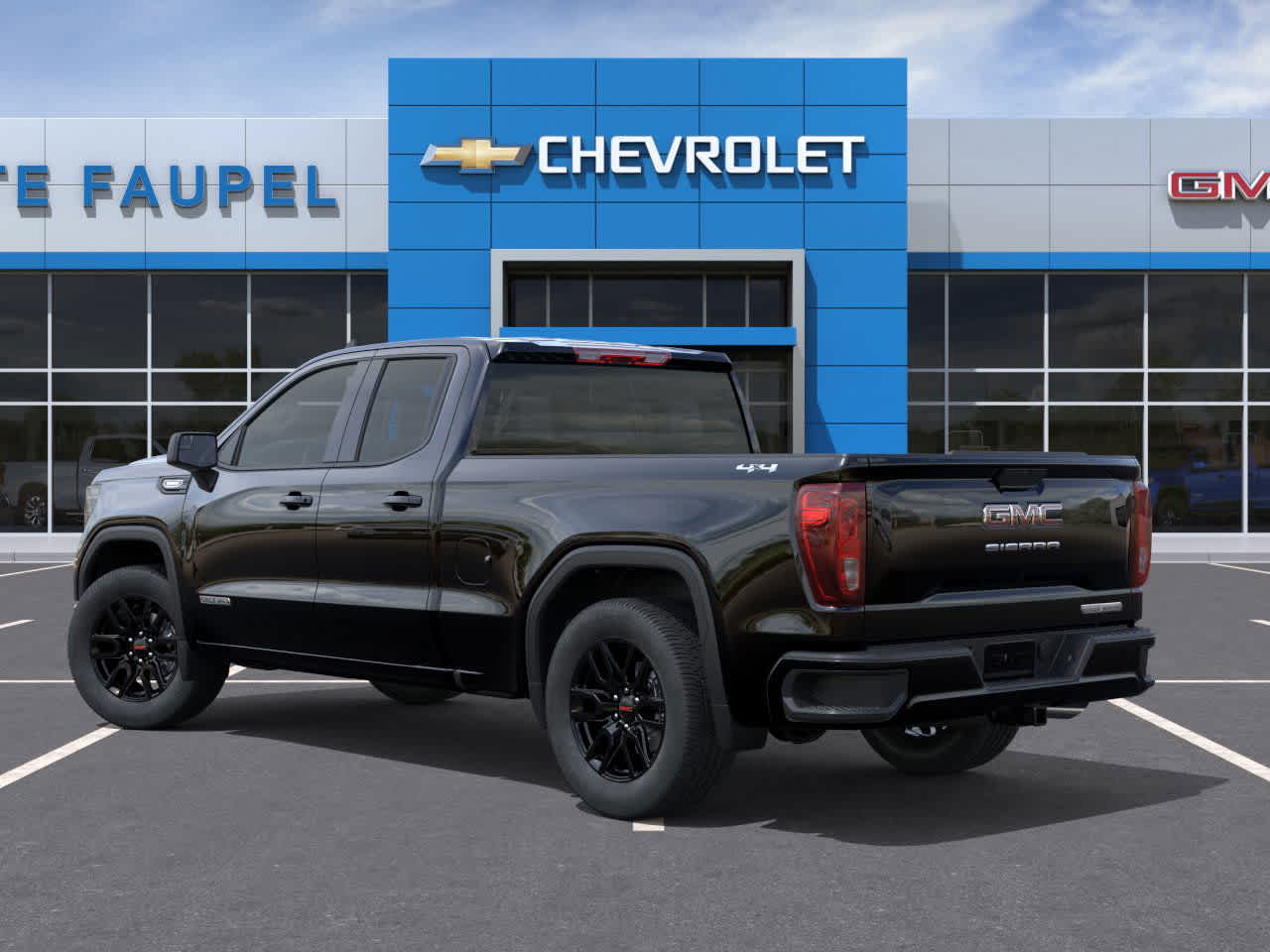 2026 GMC Sierra 1500 — rear three-quarter view