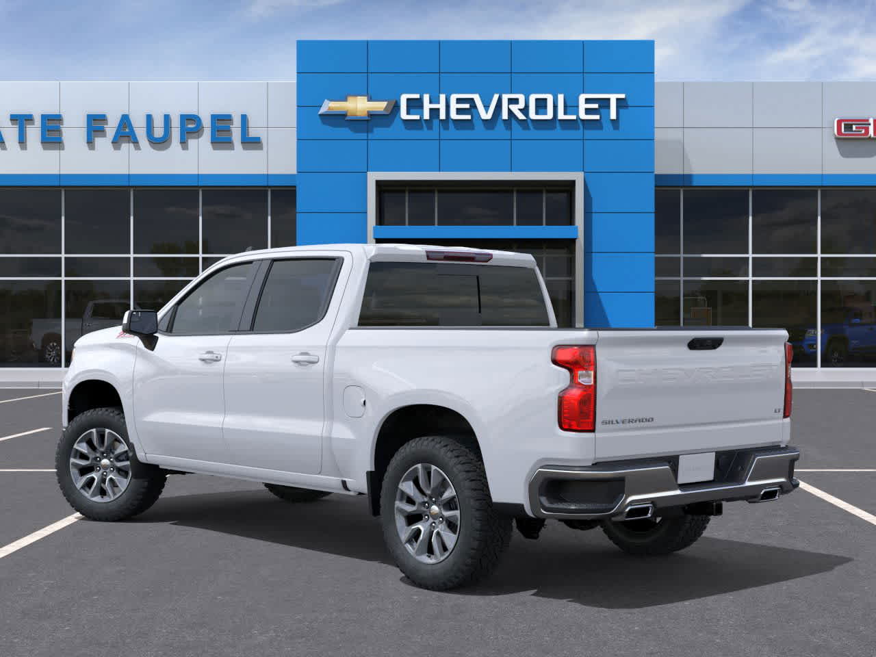 2026 Chevrolet Silverado 1500 — rear three-quarter view