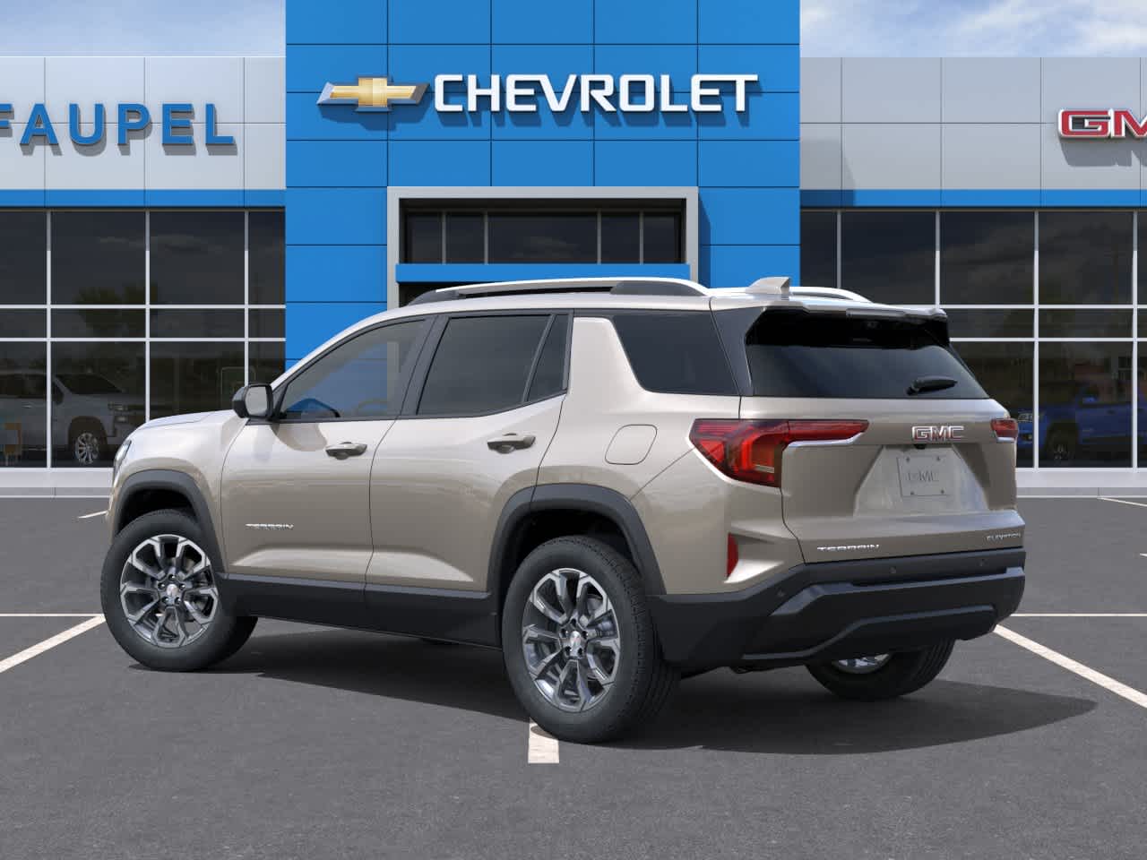 2026 GMC Terrain — rear three-quarter view