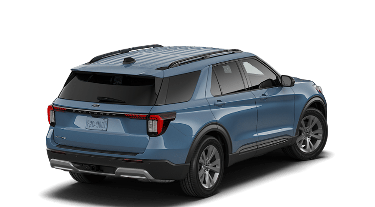 2026 Ford Explorer — rear three-quarter view