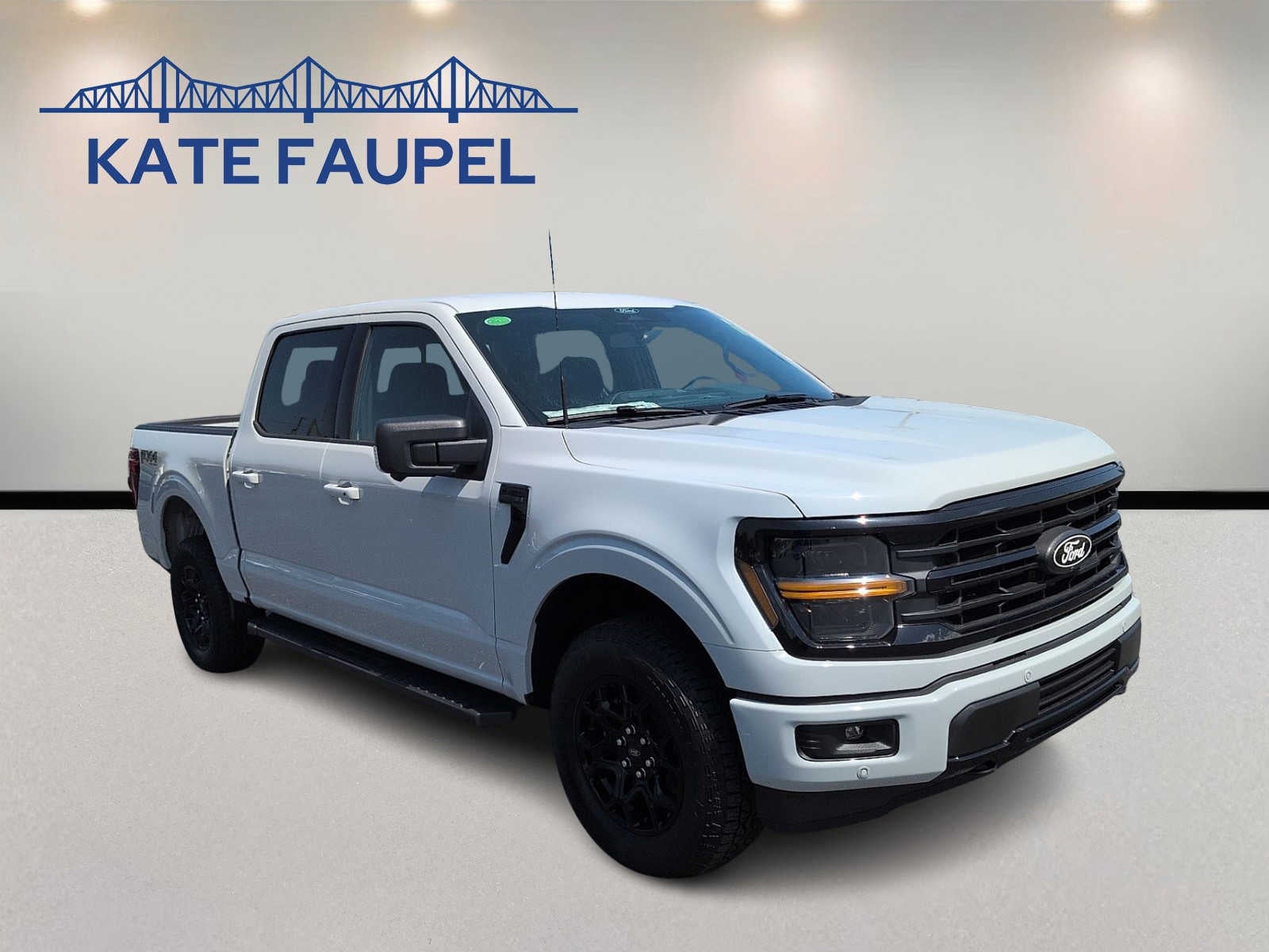 2026 Ford F-150 XLT in Avalanche — front three-quarter view