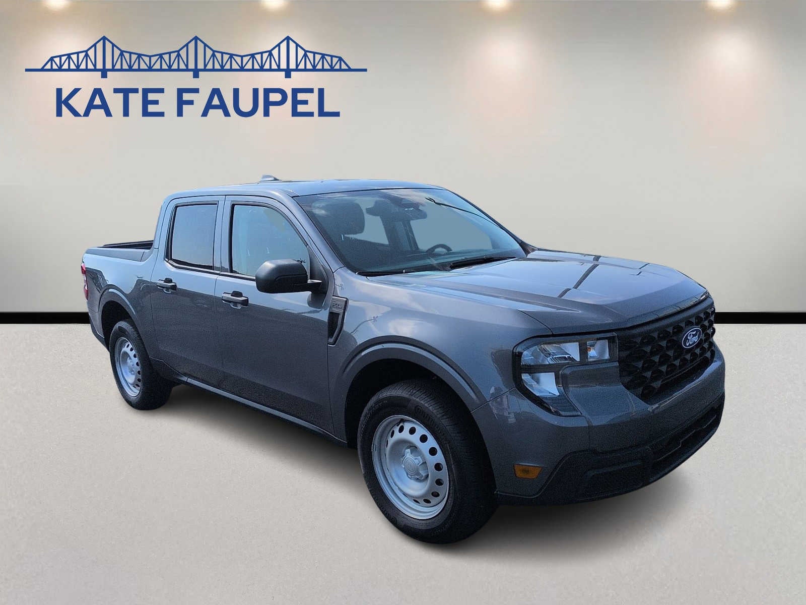 2026 Ford Maverick XL in Carbonized Gray Metallic — front three-quarter view