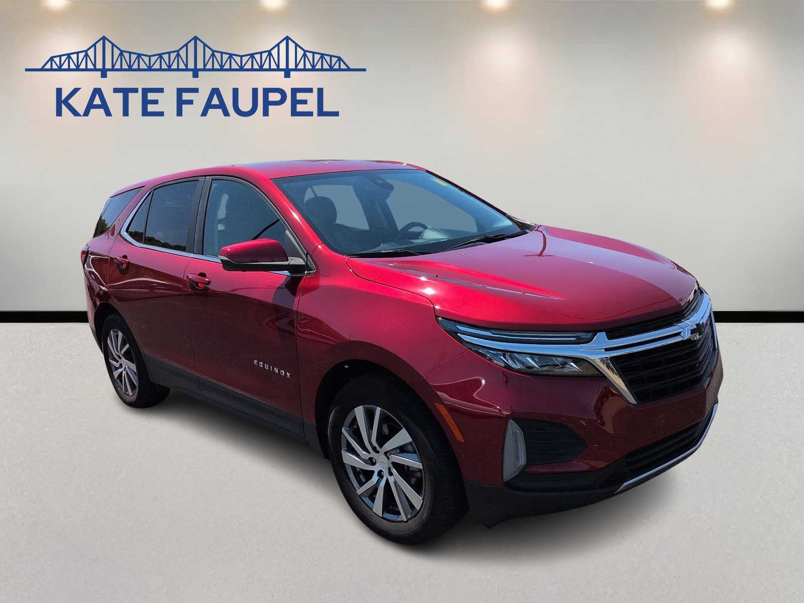 2023 Chevrolet Equinox LT in Radiant Red Tintcoat — front three-quarter view